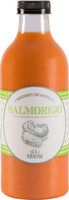 Salmorejo fresco ingredientes naturales con aceite