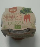 Crema natural de zanahoria, melocotón y manzana