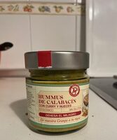 Hummus de calabacin con curry  y nueces