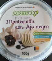 Mantequilla con ajo negro
