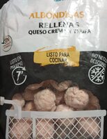 Albóndigas rellenas queso crema y trufa