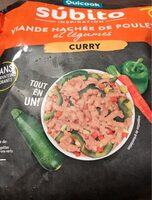 Subito viande hachee de poulet et legumes au curry