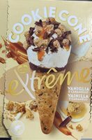 Cookie cone extrême vaniglia e caramello