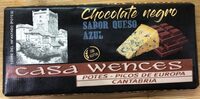Chocolate negro sabor queso azul
