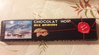 Chocolat noir artisanal aux amandes