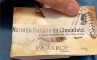 Naranja bañada en chocolate
