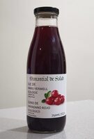 Zumo de arándano rojo ecológico