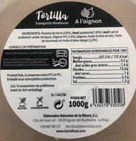 Tortilla espagnole moelleuse