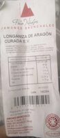 Longaniza de Aragon curada