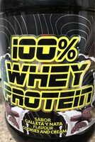 100% whey protein sabor galleta y nata