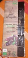 Chocolate negro ecológico 85% cacao