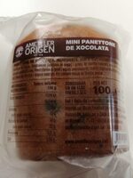 Mini panettone de xocolata