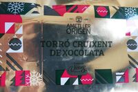 Torró cruixent de xocolata