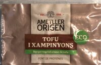 Burger vegetal de tofu i xampinyons