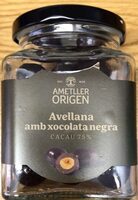 Avellana amb xocolata negra