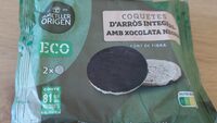 Coquetes d'arròs integral amb xocolata negra
