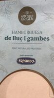 Hamburguesa de merluza y gambas