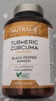 Turmeric complex. Black pepper ginger