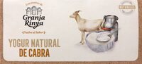 Yogur natural de cabra