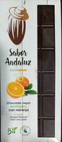 Chocolate negro ecológico con naranja
