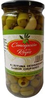Aceituna deshuesada sabor chupadeo