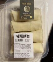 Spring rolls with vegetables
