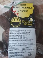 Mini magdalena choco