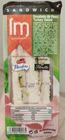 Sándwich de ensalada de pavo