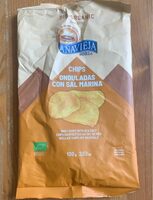 Chips gaufrettes au sel de mer