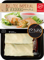Rollitos imperial de verduras