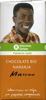 Mascao, chocolate negro sabor naranja 58% cacao