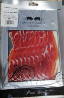 Lonchas jamón paleta bodega