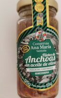 Filetes de anchoas en aceite de oliva