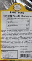 Panettone con pepitas de chocolate
