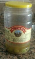 Aceitunas verdes machacadas aliñadas chupadeos
