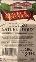Chorizo naturel doux