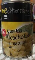 Cuartos de alcachofas al natural