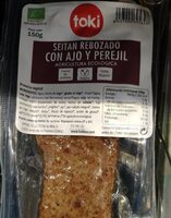 Seitan rebozado con ajo y perejil