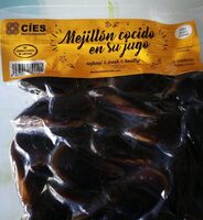 Mejillón cocido en su jugo
