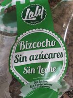 Bizcocho sin azúcares sin leche