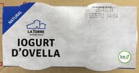 Iogurt d'ovella natural