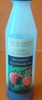 Cremsa de vinagre balsámico a la frambuesa
