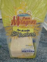 Pan de molde Milagros sin corteza