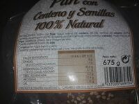 Pan con centeno y semillas 100% natural