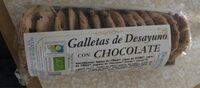 Galletas de desayuno con chocolate