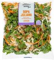 Sopa juliana para microondas