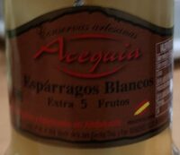 Espárragos blancos extra 5 frutos