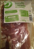 Jamón curado en lonchas