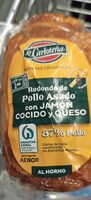 Redondo de pollo asado con jamón y queso