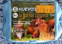 Huevos de gallinas camperas